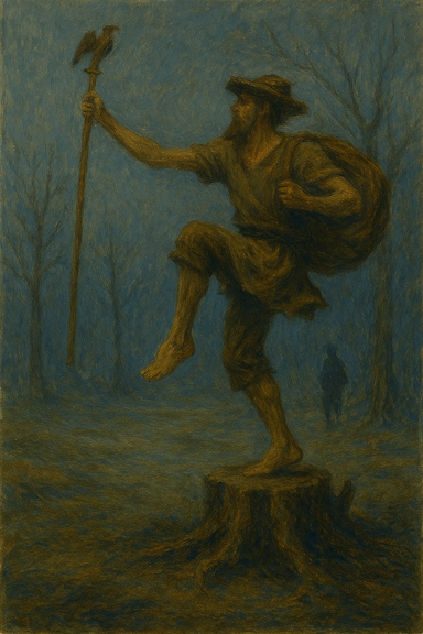 Painting for Poem "The Lost Day"