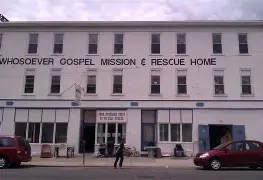 Image result for picture of building of the whosoever gospel mission and rescue home