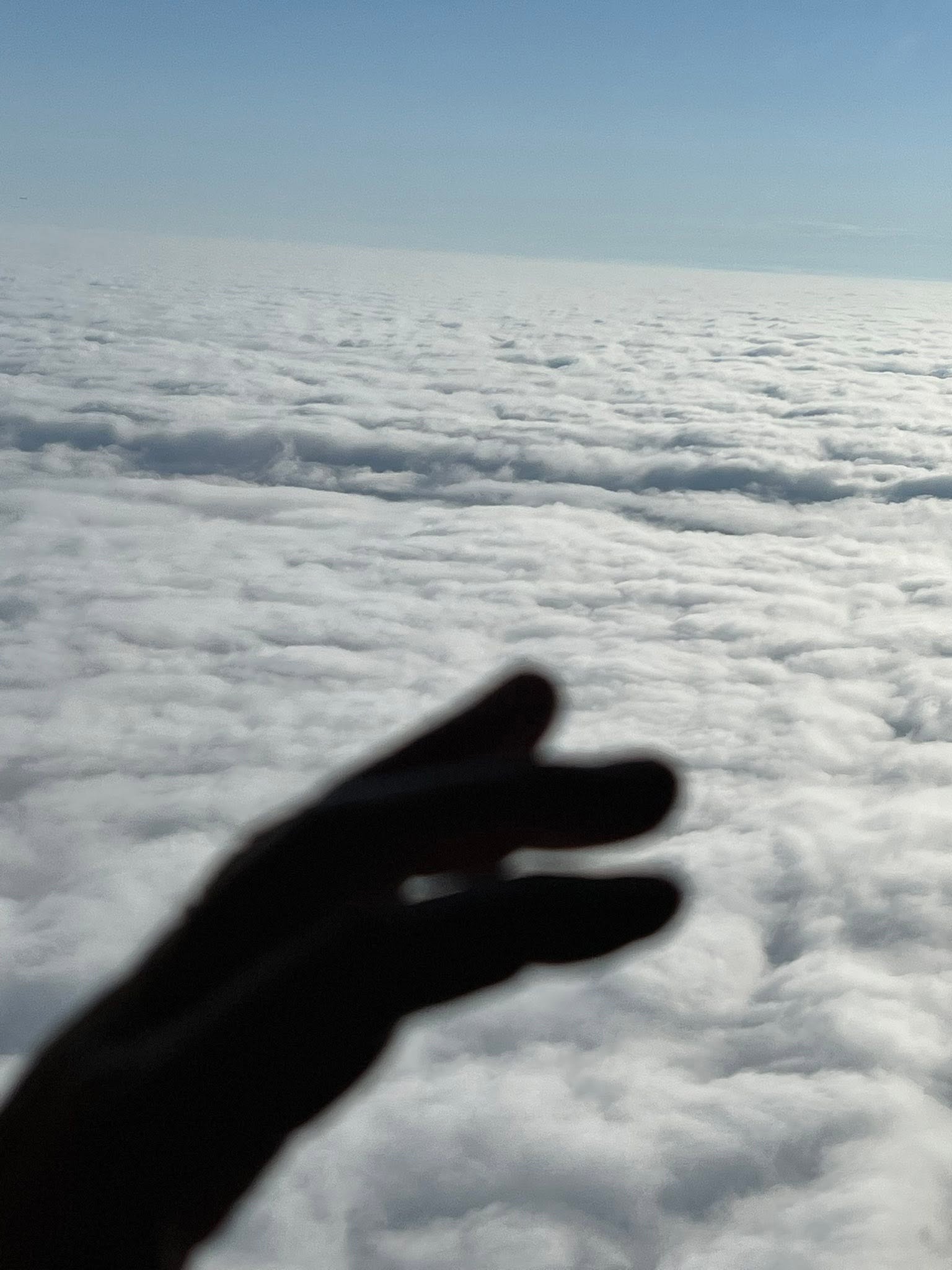 May be an image of aircraft, cloud, fog and twilight